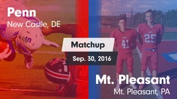 Matchup: Penn vs. Mt. Pleasant  2016