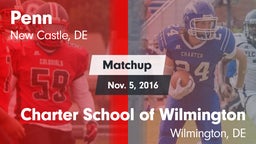 Matchup: Penn vs. Charter School of Wilmington 2016