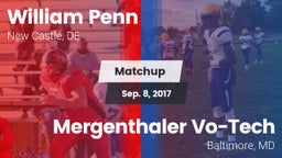 Matchup: William Penn vs. Mergenthaler Vo-Tech  2017