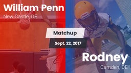 Matchup: William Penn vs. Rodney  2017