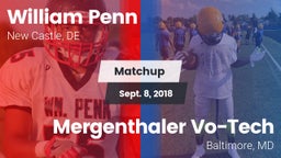Matchup: William Penn vs. Mergenthaler Vo-Tech  2018