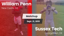 Matchup: William Penn vs. Sussex Tech  2019