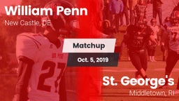 Matchup: William Penn vs. St. George's  2019