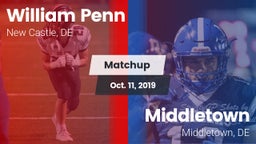 Matchup: William Penn vs. Middletown  2019