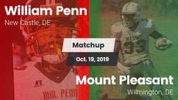Matchup: William Penn vs. Mount Pleasant  2019