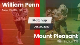 Matchup: William Penn vs. Mount Pleasant  2020