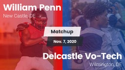 Matchup: William Penn vs. Delcastle Vo-Tech  2020