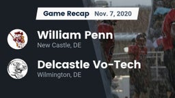 Recap: William Penn  vs. Delcastle Vo-Tech  2020