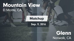 Matchup: Mountain View vs. Glenn  2016