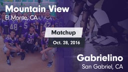 Matchup: Mountain View vs. Gabrielino  2016