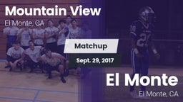 Matchup: Mountain View vs. El Monte  2017