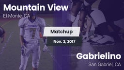 Matchup: Mountain View vs. Gabrielino  2017