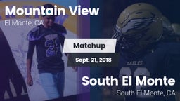 Matchup: Mountain View vs. South El Monte  2018