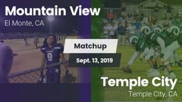 Matchup: Mountain View vs. Temple City  2019