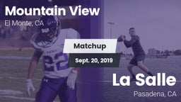 Matchup: Mountain View vs. La Salle  2019