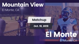 Matchup: Mountain View vs. El Monte  2019