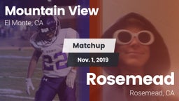 Matchup: Mountain View vs. Rosemead  2019
