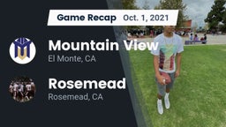 Recap: Mountain View  vs. Rosemead  2021