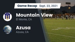 Recap: Mountain View  vs. Azusa  2021