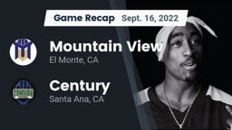 Recap: Mountain View  vs. Century  2022