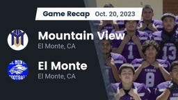 Recap: Mountain View  vs. El Monte  2023