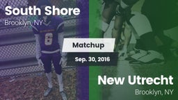 Matchup: South Shore vs. New Utrecht  2016