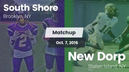 Matchup: South Shore vs. New Dorp  2016