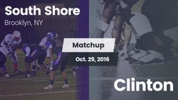 Matchup: South Shore vs. Clinton 2016
