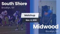 Matchup: South Shore vs. Midwood  2016