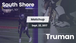Matchup: South Shore vs. Truman 2017