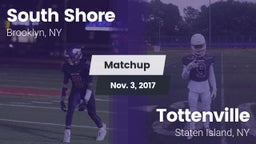 Matchup: South Shore vs. Tottenville  2017