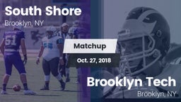 Matchup: South Shore vs. Brooklyn Tech  2018
