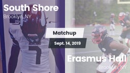 Matchup: South Shore vs. Erasmus Hall  2019