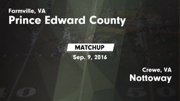 Matchup: Prince Edward County vs. Nottoway  2016