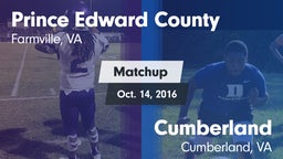 Matchup: Prince Edward County vs. Cumberland  2016