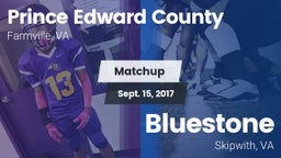 Matchup: Prince Edward County vs. Bluestone  2017