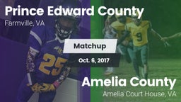 Matchup: Prince Edward County vs. Amelia County  2017