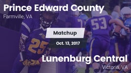 Matchup: Prince Edward County vs. Lunenburg Central  2017