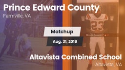 Matchup: Prince Edward County vs. Altavista Combined School  2018