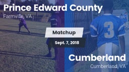 Matchup: Prince Edward County vs. Cumberland  2018