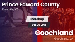 Matchup: Prince Edward County vs. Goochland  2018