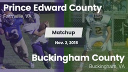 Matchup: Prince Edward County vs. Buckingham County  2018
