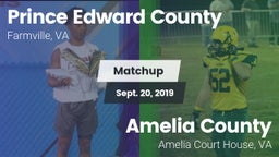 Matchup: Prince Edward County vs. Amelia County  2019