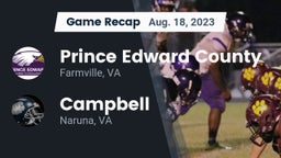 Recap: Prince Edward County  vs. Campbell  2023