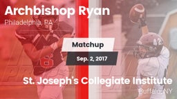 Matchup: Archbishop Ryan vs. St. Joseph's Collegiate Institute  2017