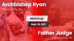 Matchup: Archbishop Ryan vs. Father Judge  2017