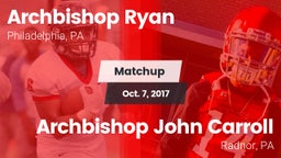 Matchup: Archbishop Ryan vs. Archbishop John Carroll  2017