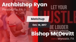 Matchup: Archbishop Ryan vs. Bishop McDevitt  2017