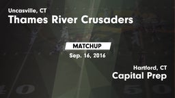 Matchup: Thames River vs. Capital Prep  2016