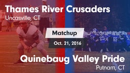 Matchup: Thames River vs. Quinebaug Valley Pride 2016